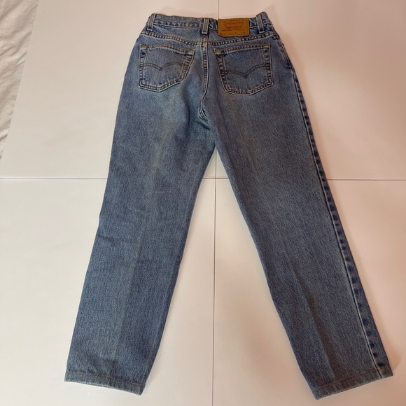 Vintage Levi's 512 Slim Tapered Mom Jeans 7 Jrs 97 - Picture 3 of 12